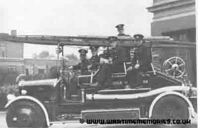 Surbiton Fire Station during WW2